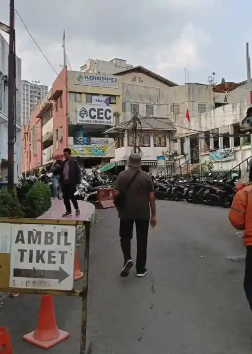 blok bangunan di pasar cikapundung